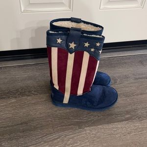 Montana West Women’s size 8 American Flag boots